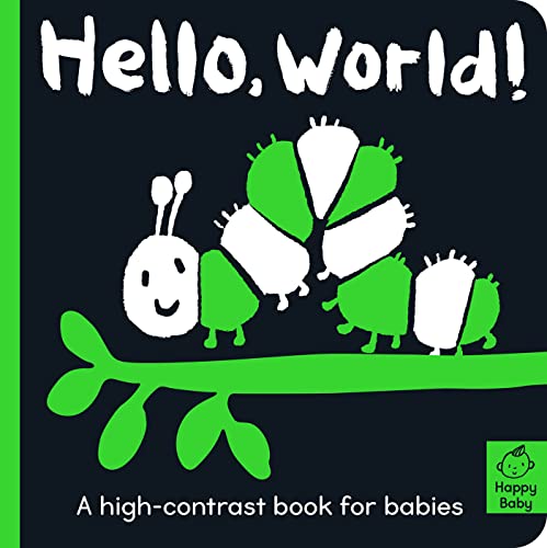 Hello World!: A high-contrast book for babies [Board book]