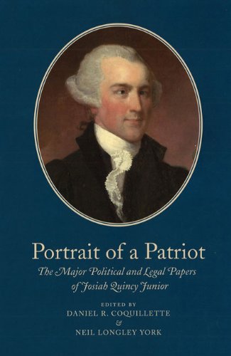 Portrait of a Patriot Vol. 5,Pt. 2  The Major Political and Legal Papers of Jos [Hardcover]