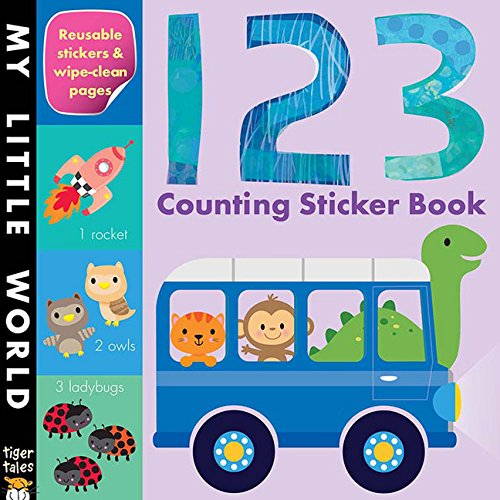 123 Counting Sticker Book (my Little World) [Paperback]