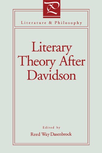 Literary Theory After Davidson [Paperback]