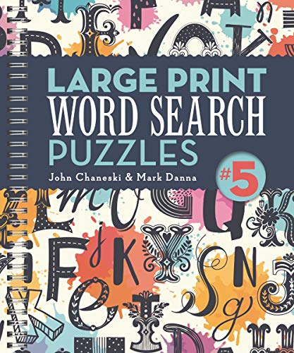 Large Print Word Search Puzzles 5 [Paperback]