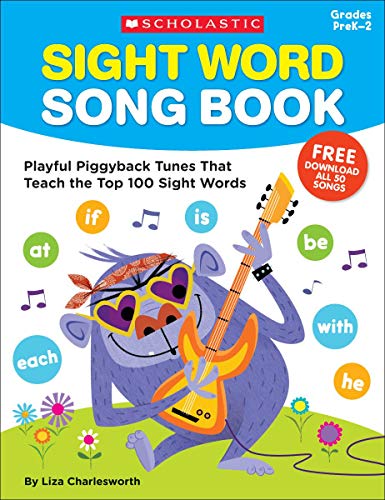 Sight Word Song Book: Playful Piggyback Tunes