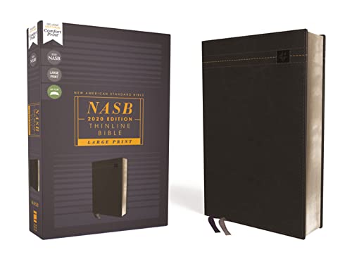 NASB, Thinline Bible, Large Print, Leathersof