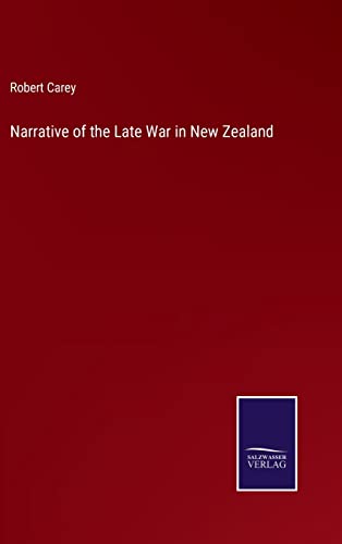 Narrative Of The Late War In Ne Zealand