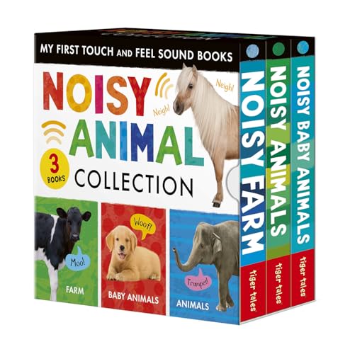 Noisy Animal 3-Book Boxed Set: My First Touch and Feel Sound Books: Noisy Baby A [Board book]