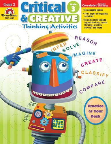 Critical And Creative Thinking Activities, Grade 3 [Paperback]