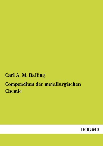 Compendium der Metallurgischen Chemie [Paperback]