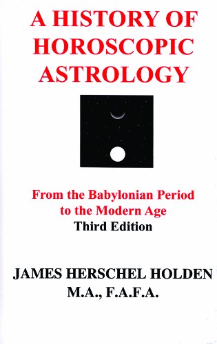 A History Of Horoscopic Astrology [Hardcover]