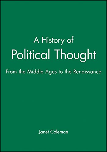 A History of Political Thought From the Middle Ages to the Renaissance [Paperback]