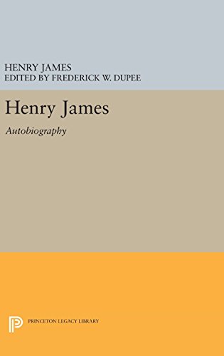 Henry James Autobiography [Hardcover]