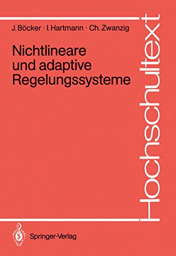 Nichtlineare und adaptive Regelungssysteme [Paperback]