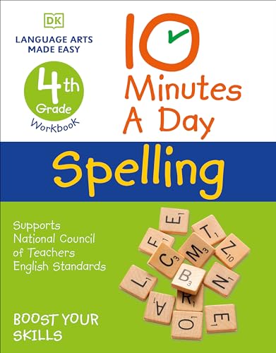 10 Minutes a Day Spelling, 4th Grade: Helps develop strong English skills [Paperback]