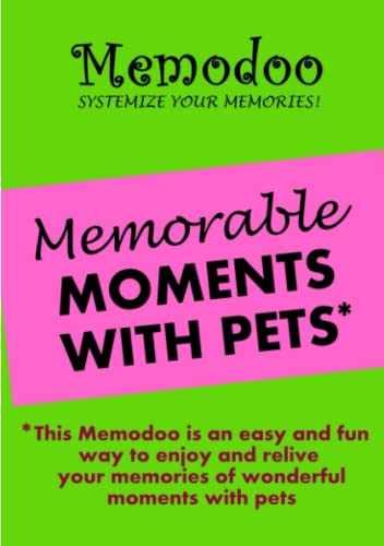 Memodoo Memorable Moments ith Pets  Systemize Your Memories [Paperback]