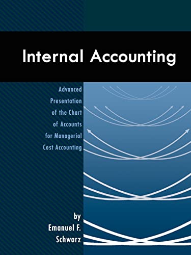 Internal Accounting Advanced Presentation Of The Chart Of Accounts For Manageri [Paperback]