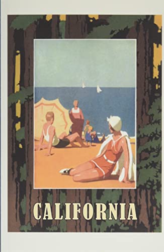 Vintage Journal California Travel Poster