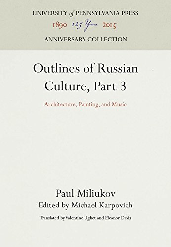 Outlines of Russian Culture, Part 3  Architecture, Painting, and Music [Hardcover]