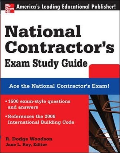 National Contractor's Exam Study Guide [Paperback]