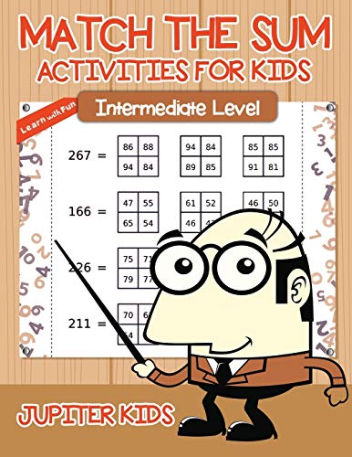 Match the Sum Activities for Kids  Intermediate Level [Paperback]