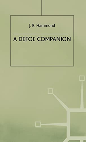 A Defoe Companion [Hardcover]