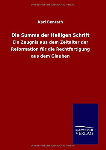 Die Summa Der Heiligen Schrift (german Edition) [Hardcover]