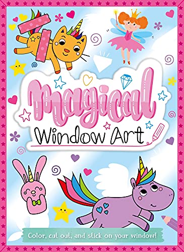 Magical Window Art: Color, Cut, and Stick on Your Window! [Paperback]