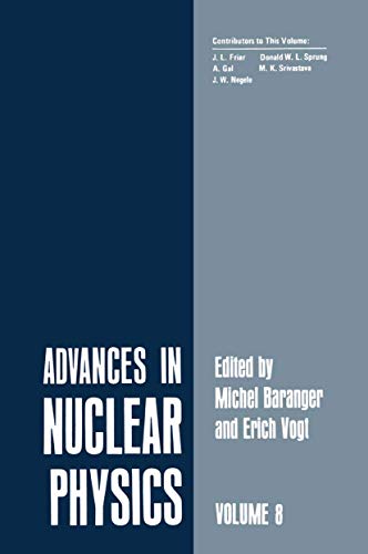 Advances in Nuclear Physics: Volume 8 [Paperback]