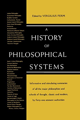 A History Of Philosophical Systems [Paperback]