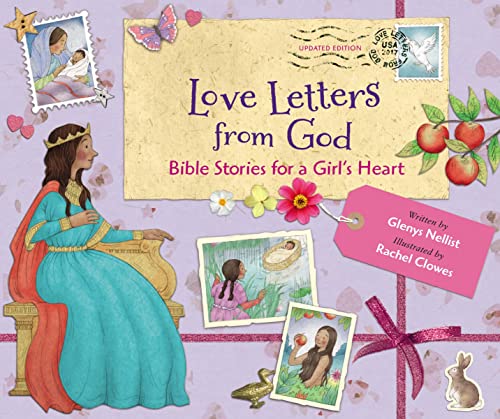 Love Letters from God; Bible Stories for a Girls Heart, Updated Edition: Bible  [Hardcover]