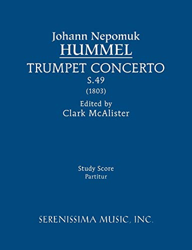 Trumpet Concerto, S.49 Study Score [Paperback]