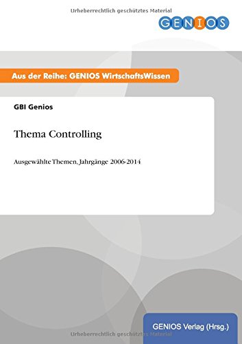 Thema Controlling (german Edition) [Paperback]