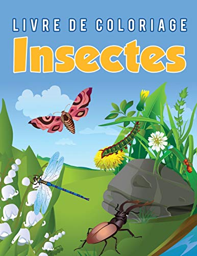 Livre De Coloriage Insectes (french Edition) [Paperback]