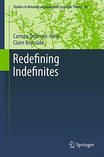 Redefining Indefinites [Hardcover]