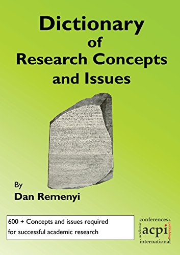 A Dictionary Of Research Terms And Issues [Paperback]