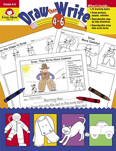 Draw...Then Write, Grades 4-6 [Paperback]