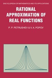 Rational Approximation of Real Functions [Hardcover]