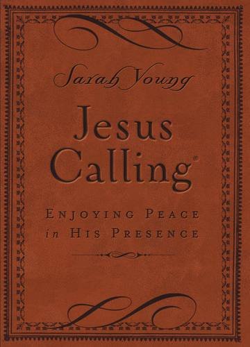 Jesus Calling - Deluxe Edition Bron Cover Enjoying Peace in His Presence [Leather / fine bindi]