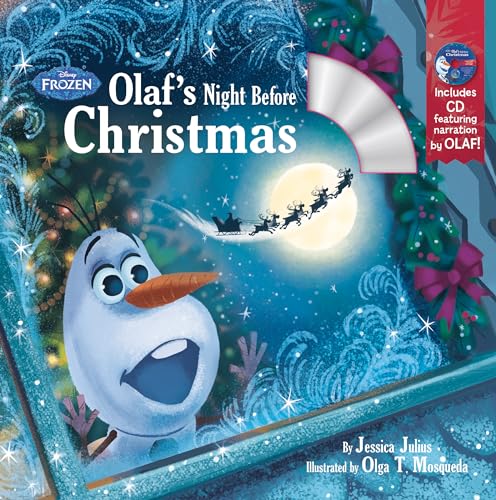 Olaf's Night Before Christmas Book & CD [Paperback]