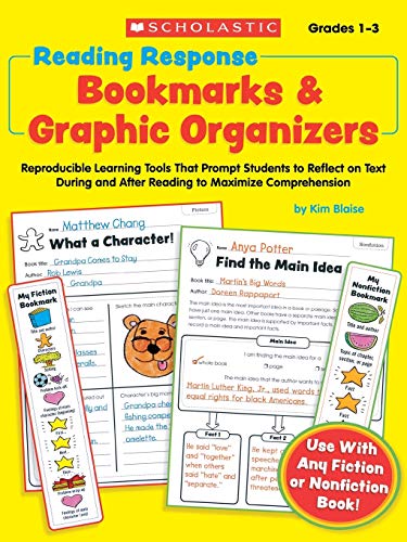 Reading Response Bookmarks & Graphic Organize