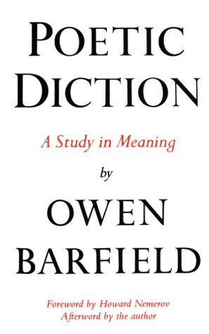 Poetic Diction: A Study in Meaning [Paperback]