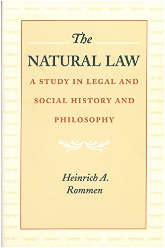 The Natural Law: A Study in Legal and Social History and Philosophy [Hardcover]