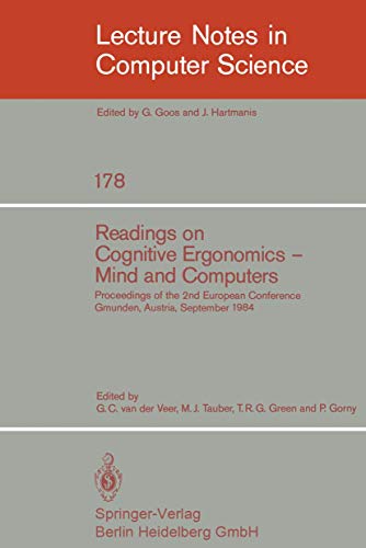 Readings on Cognitive Ergonomics, Mind and Computers: Proceedings of the Second  [Paperback]