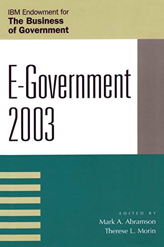 E-Government 2003 [Paperback]