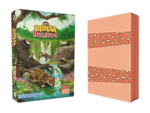 NBLA Biblia Aventura, Leathersoft, Coral, Interior a color, con Cierre [Leather / fine bindi]