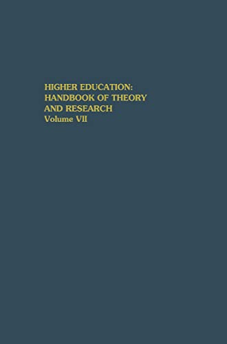 Higher Education: Handbook of Theory and Research: Volume VII [Hardcover]