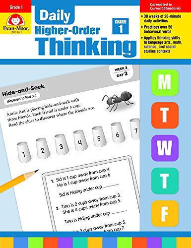 Daily Higher-Order Thinking, Grade 1 [Paperback]