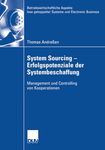 System Sourcing - Erfolgspotenziale der Systembeschaffung: Management  und Contr [Paperback]