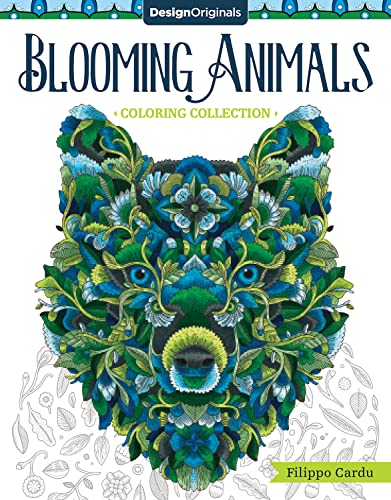 Blooming Animals (Filippo Cardu Coloring Collection) [Paperback]