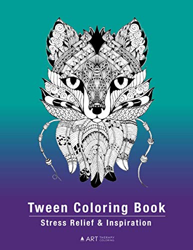 Teen Coloring Book Stress Relief & Inspiration  Detailed Zendoodle Pages For  [Paperback]