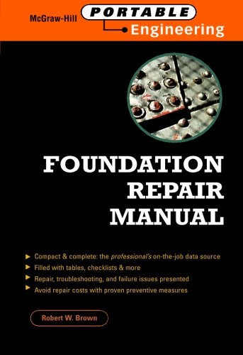 Foundation Repair Manual (mcgra-Hill Portable Engineering) [Paperback]