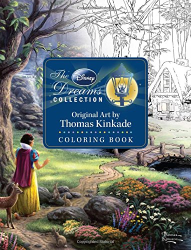 The Disney Dreams Collection Original Art by Thomas Kinkade Coloring Book [Paperback]